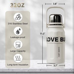 GOOM 32 oz Thermos for Hot and Cold Drinks